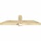 Ekena Millwork Eugene Rough Sawn Timber Gable Bracket, Douglas Fir, 60"W x 17"H x 4"D x 6"F, 7/12 Pitch GBW060X17X0406EUG00RDF - alternate 3